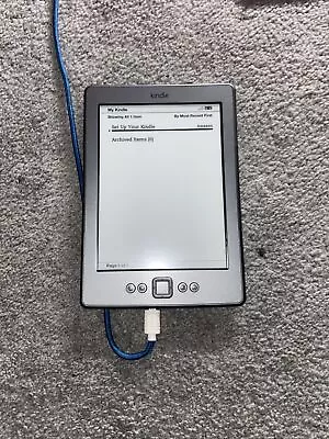 Amazon Kindle 4th Generation 2GB Wi-Fi 6 Inch EBook Reader Kindle Amazon  • £9.99