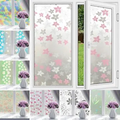 Waterproof Reusable Removable Privacy Frosted Decor Window Glass Film Stickers • $12.34