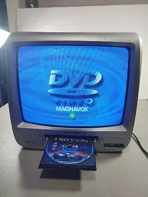 Magnavox 13” SDTV CRT CD130MW8 TV DVD Combo Retro Gaming Front A/V *NO Remote • $75