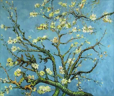 Vincent Van Gogh Almond Blossom Repro Quality Hand Painted Oil Painting 20x24in • $96.95