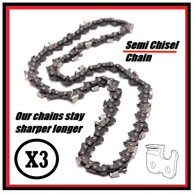 Chainsaw Chain Suit Redmax GZ381 2-Stroke 16  Bar (3 X Chains) • $64.95