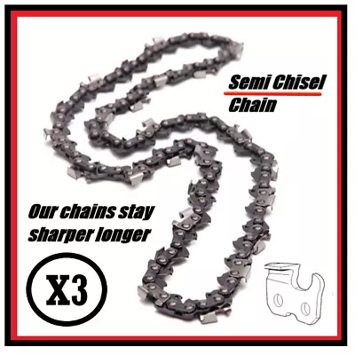 Chainsaw Chain Suit Redmax GZ5000 2-Stroke 16  Bar (3 X Chains) • $64.95