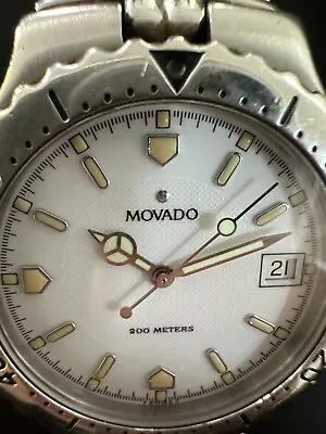 Movado Men’s Stainless Steel Bracelet Style Vintage Watch • $100