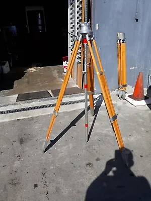 Kern Aarau Wooden Tripod For Level Theodolite Surveying Swiss • $350