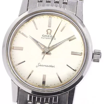 OMEGA Seamaster 14729 1SC Cal.501 Vintage Silver Dial Automatic Men's_744005 • $1006.37