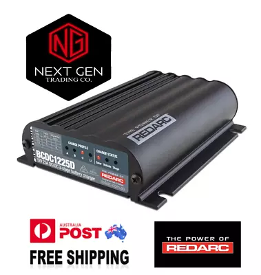 Redarc BCDC1225D 4WD Classic 12V 24V Under Bonnet 25A DC Dual Battery Charger X1 • $559.99