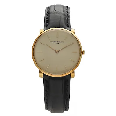 Vacheron Constantin 6338 Ultra Thin 18k Yellow Gold Manual Wind Wrist Watch • $6897