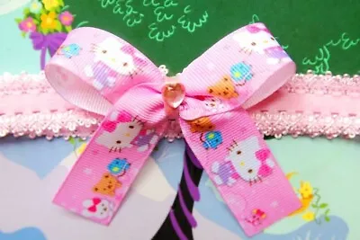 $3.99 • Buy Hello Kitty Inspired Handmade Headband Cat Unicorn Girl Soft Plush Doll Toy Set