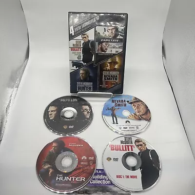 Steve McQueen 4 Film Favorites Bullitt / Papillon / The Hunter / Nevada Smith (I • $11.99