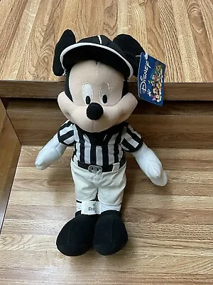 Disney Mickey Mouse 15  Referee Plush W Tags Toy Factory • $10.50