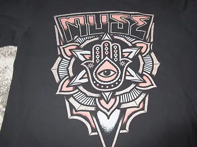 Muse Shirt Medium Black North American 2017 Tour Crew Neck Concert Band • $14.49