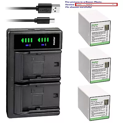 Kastar Battery LTD2 USB Charger For Arlo 308-50019-02 308-50034-01 A7a Camera • $116.99