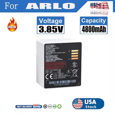 A-4a Rechargeable Battery For Arlo Ultra 2 Arlo Pro 3 Arlo Pro 4 Camera 3.85V US • $15.99