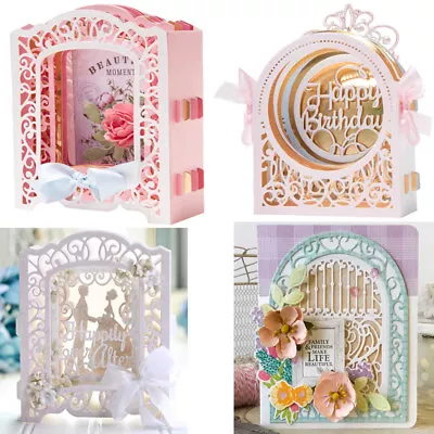£5.99 • Buy 3D Box Frame Metal Cutting Dies Scrapbooking Embossing Paper Card Craft Decor 