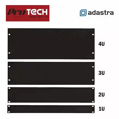 £7.99 • Buy Blank Rack Panels Blanking Solid 19inch 19  1U 2U 3U 4U High Strength Strong
