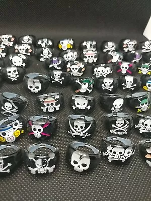 24 Pirate Rings Fun Birthday Party Favor Goody Bags Pirate Theme Piniata Skull • $15