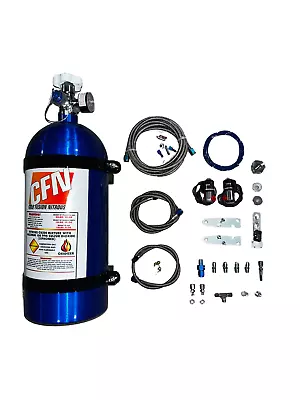 Can Am Nitrous Kit With Dual Outlet Purge ATV UTV Nitrous Kit 10LB Nitrous Bottl • $560.45