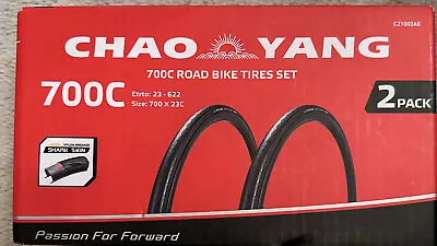 2 Pack Chaoyang Racing Tire 700 X 23C Shark Skin Viper - Nylon Breaker (Pair) • $31.95