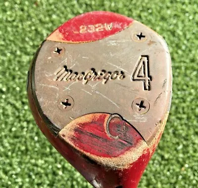 MacGregor 232W 4 Wood Byron Nelson Persimmon 4 Wood / RH / Steel ~41.5  / Mm2500 • $31.95