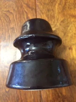 Vintage Brown Thomas Insulator Dark Brown • $4.08