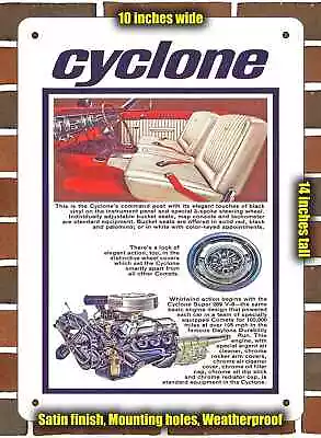 Metal Sign - 1964 Mercury Comet Cyclone Super 289 V-8- 10x14 Inches • $24.61