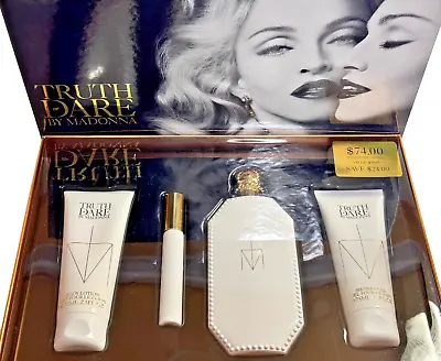 TRUTH OR DARE BY Madonna Edp 2.5 Oz/Body Lotion 2.5 Oz/S/G 2.5 Oz/Rollerball • $209.99