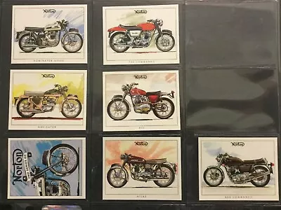 1998 Golden Era Norton Motor Cycles Motorcycles 2nd Series Set Of 7 Cards Sk947N • $8.99