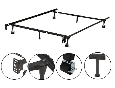 Heavy Duty Adjustable Metal Bed Frame Queen Full Full XL Twin Twin XL • $59.99