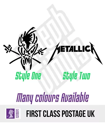 Metallica Stick Man Metal Vinyl Sticker Decal Cd (window Optional) Car Ipad • £4.65