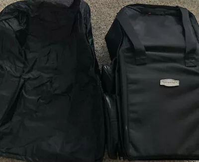 Kuryakyn Large Motorcycle Luggage Roller Bag Black With Rain Cover - EUC • $59.95