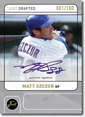 MATT SZCZUR 2011 Just DRAFTED Rookie Autograph SILVER Auto RC #/100 • $9.99