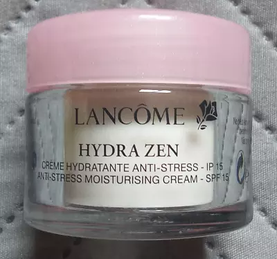 £12.99 • Buy Lancôme Hydra Zen Crème 15ml NET WT. 0.5 OZ. Travel Size New And Unused