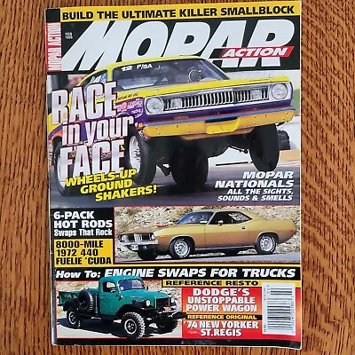 Mopar Action Magazine February 1998 - 1972 440 Fuelie 'Cuda • $8