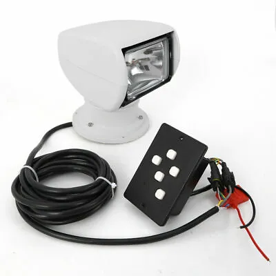 $99 • Buy 12V 100W 360° Remote Control Spot Light For Boat Truck Car Marine Searchlight 