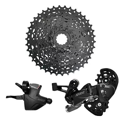 FAST SHIP~ MicroSHIFT ADVENT Super Short 1x9S Kit Drivetrain For 20 Wheel • $119