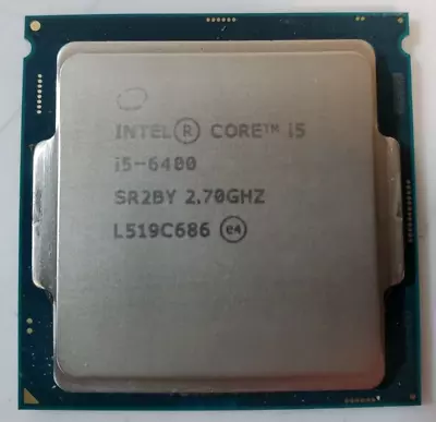 Intel Core I5 6400 2.7GHz SR2BY Quad Core Socket LGA 1151 CPU Processor • $25