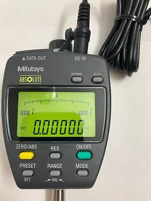 Mitutoyo Absolute Digital Indicator 0-1  ID-F125E 543-552-1 W/Power • $625
