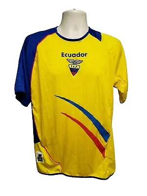 Ecuador Marathon FEF Adult Yellow One Size Football Soccer Jersey • $26.99