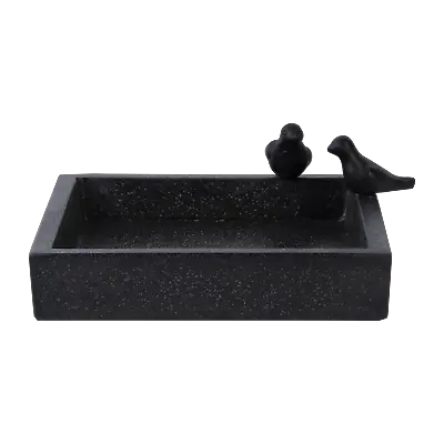£14.29 • Buy Bird Bath Angular Black 2. Choice Ceramics Body Of Water