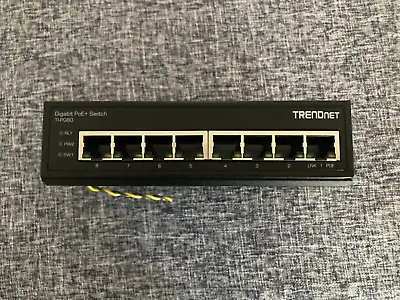 TRENDnet TI-PG80 8-port Hardened Industrial Gigabit PoE+ Switch • $19.99