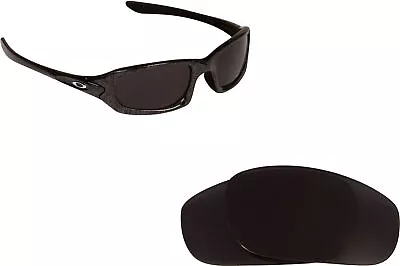 LenSwitch Replacement Lenses For Oakley Fives 4.0 Sunglasses Dark Black • $5.99