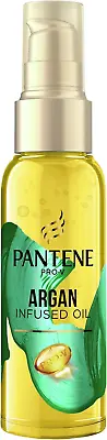 PANTENE Pro-V Argan Infused Frizz Ease Hair Oil 100mp For Dry Damaged Hair • £11.12
