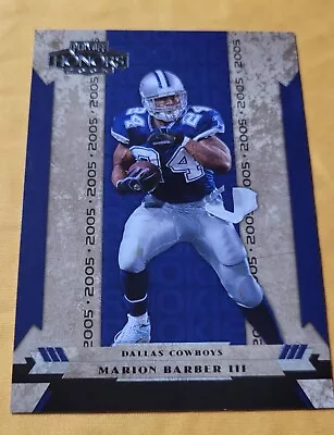 2005 Playoff Honors /699 Marion Barber III #118 Rookie RC • $5
