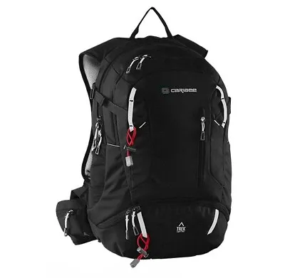 Caribee Trek 32L Backpack With Waist Harness BLACK • $89