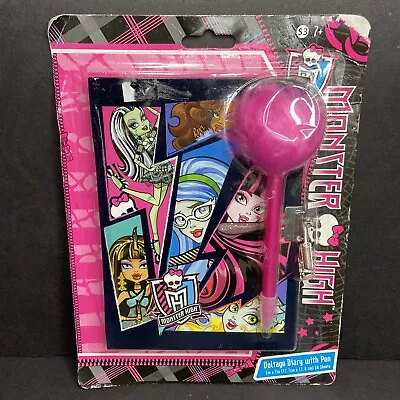 Monster High Voltage 2014 Diary With Pen 2013 Retired Sealed • $39.99