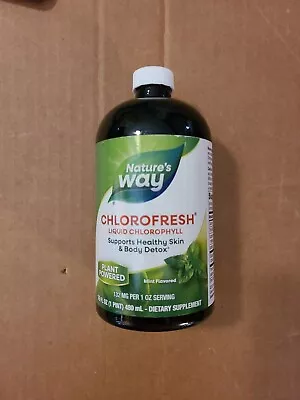 Nature's Way - Chlorofresh Liquid Chlorophyll Natural Mint - 16 Fl Oz 10/2025 • $18.99