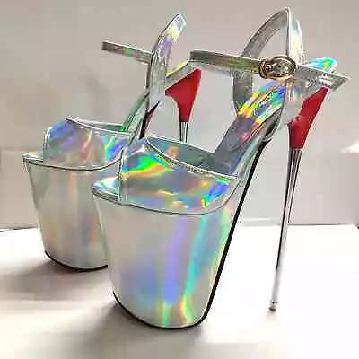 19cm Slim High Heel Platform Sandals 7.5-inch Buckle Shoes Women's Shoes Summer • $106.57