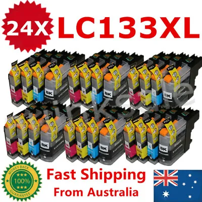 $29.30 • Buy 24x Non-OEM Ink Cartridge LC133 LC133XL LC131 For Brother MFC J6920DW J6720DW