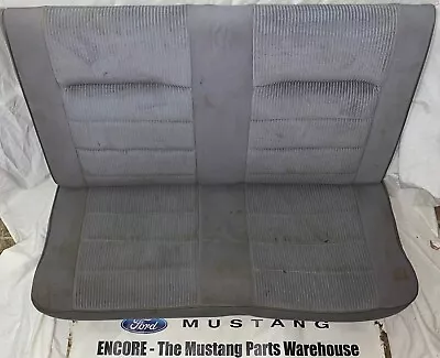 1983-1989 Ford Mustang Convertible Smoke Grey Cloth Rear Seat Upper Lower GT Lx • $400