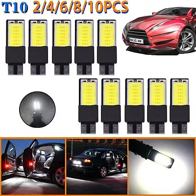 1X-10X T10 501 Side Light Bright White Bulbs Car Canbus Error Free Xenon W5w 194 • £1.99